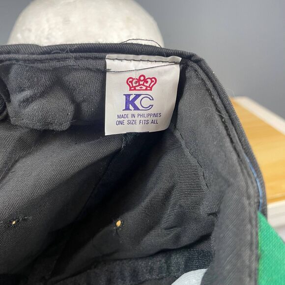 KC TOMAH Snapback Hat Unisex One Size Black White Zebra Brim Adjustable Casual - Picture 9 of 9